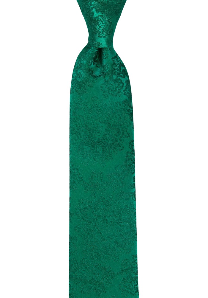WEDDED EMERALD GREEN corbata para niños medianos