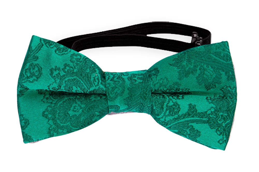 WEDDED EMERALD GREEN pajarita bebé