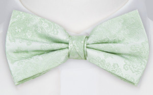WEDDED PASTEL GREEN pajarita