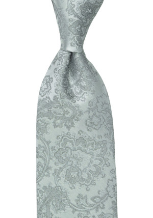 WEDDED SILVER corbata
