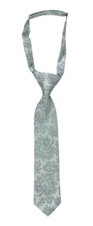 WEDDED SILVER corbata pequeña pre-atada niño