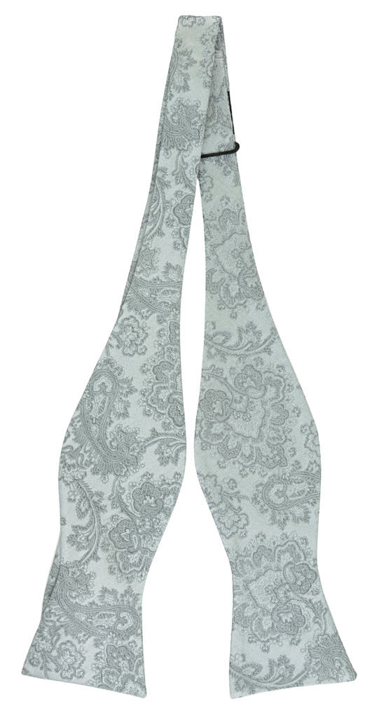 WEDDED SILVER pajarita sin atar
