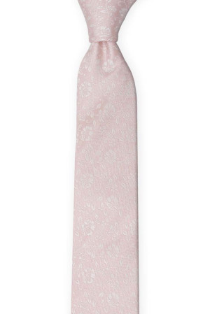 WEDDIBLE Blush pink corbata para niños medianos