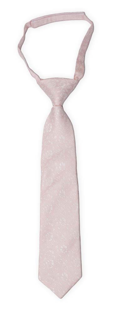 WEDDIBLE Blush pink corbata pequeña pre-atada niño