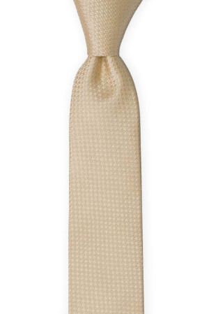 WEDLOCK Champagne corbata para niños medianos