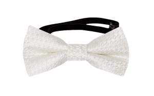 WEDLOCK Diamond white pajarita bebé