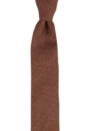 YARNING Cinnamon Brown corbata delgada