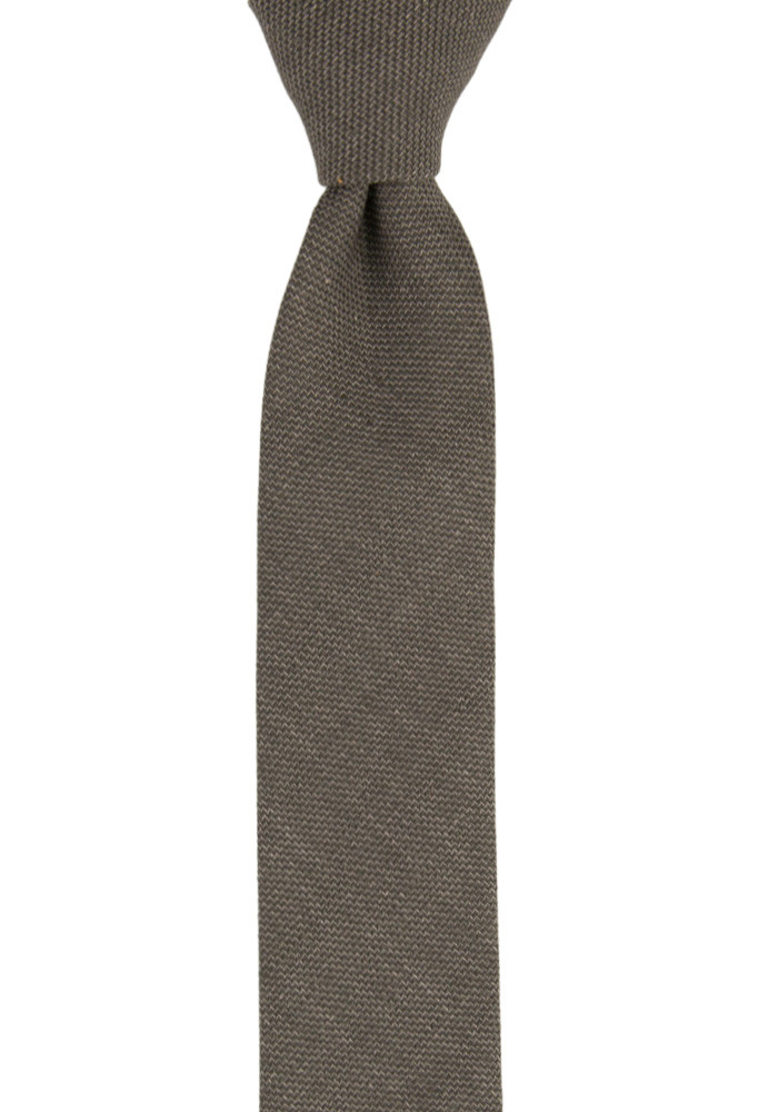 YARNING Mid Grey corbata delgada