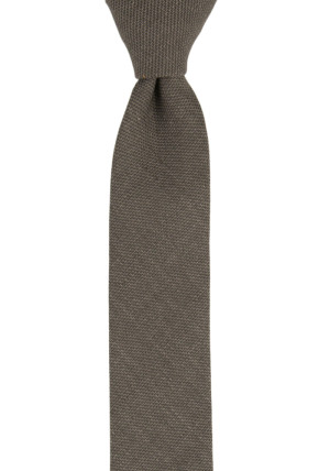 YARNING Mid Grey corbata delgada